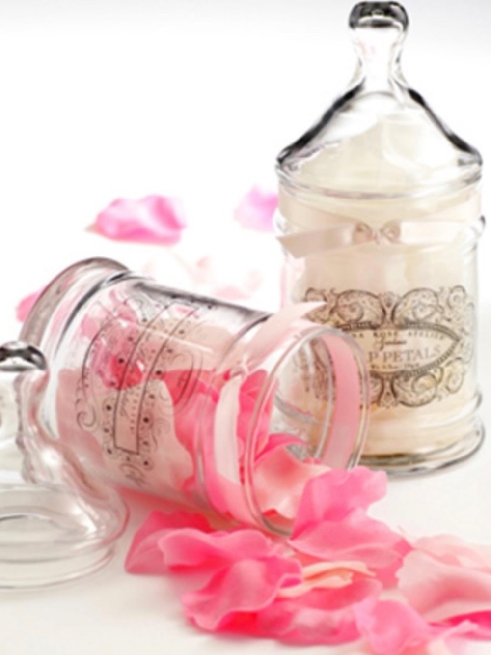 🌹Gianna Rose Atelier Rose Soap Petals in an Apothecary Jar - RARE COLLECTIBLE🌹